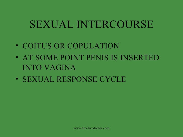 The history of sex intercourse conception